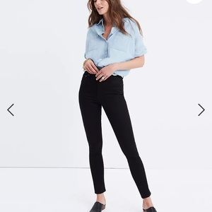 Madewell Skinny Skinny Black Jeans High Rise Size 26; like new!